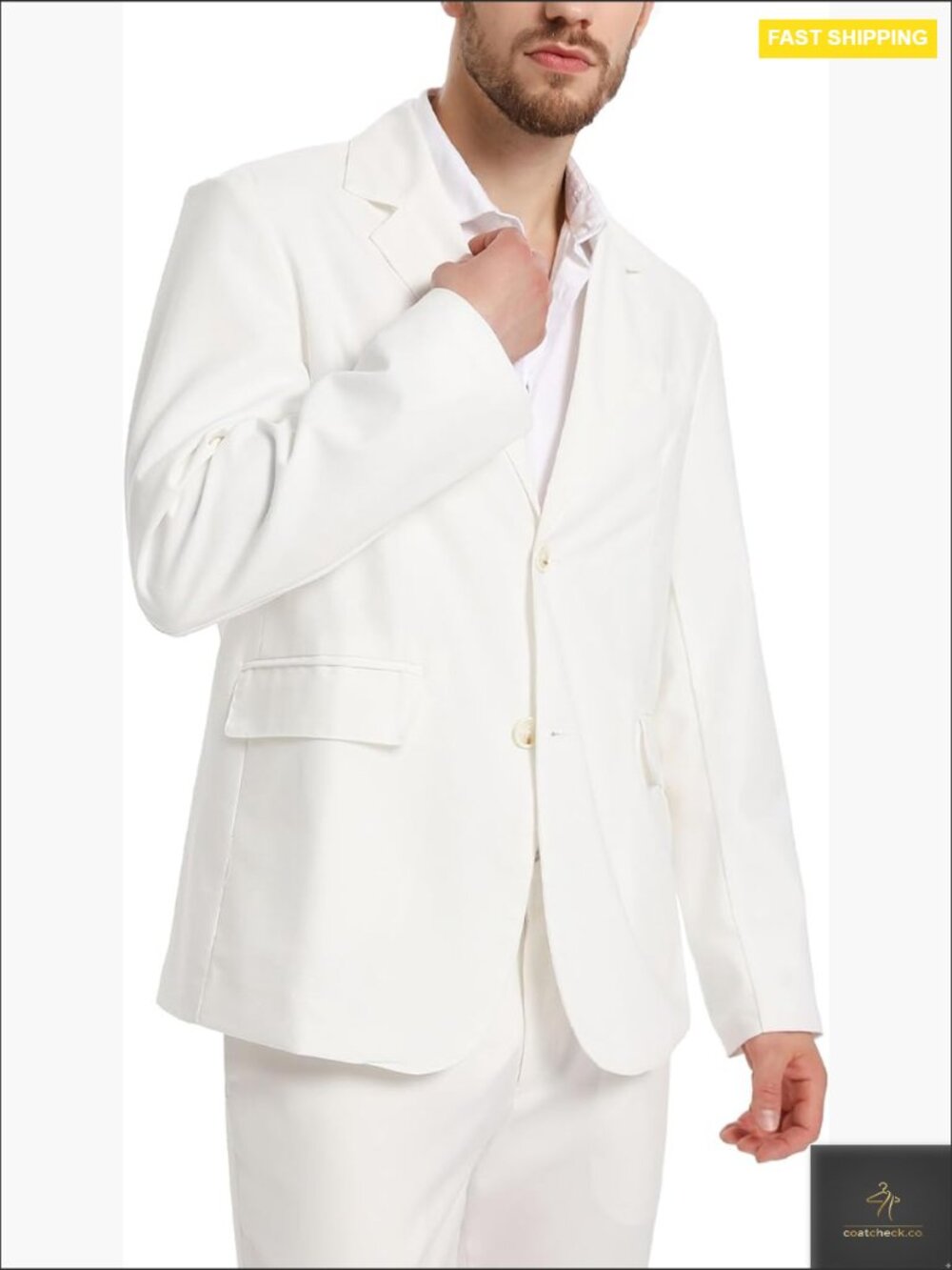 Classic Lightweight Blazer Casual Elegant Two Button Sport Coat Linen Blend